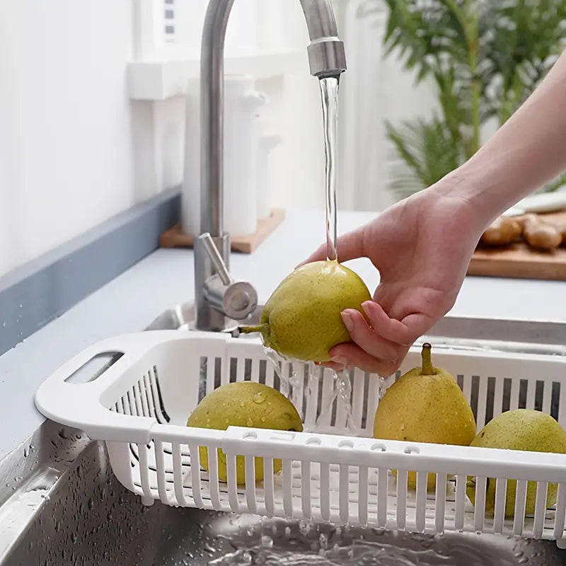 Adjustable Collapsible Colander for Kitchen Sink