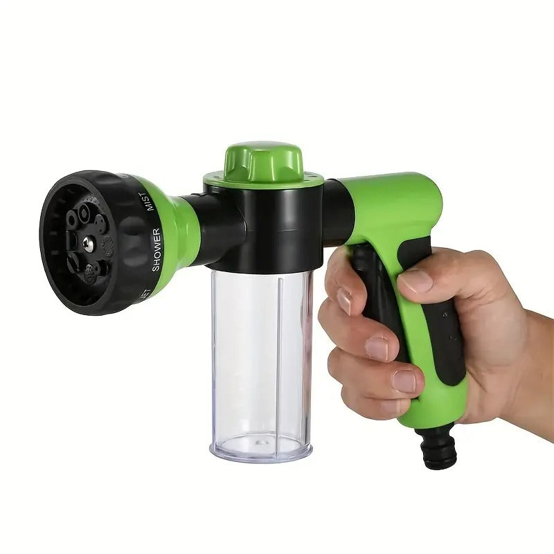Pet Dog Wash Outdoor High-Pressure Sprayer Brush & Grooming Comb
