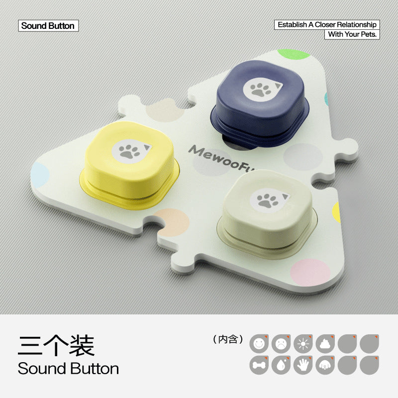 Pet Communication Button for Interactive Dog Training