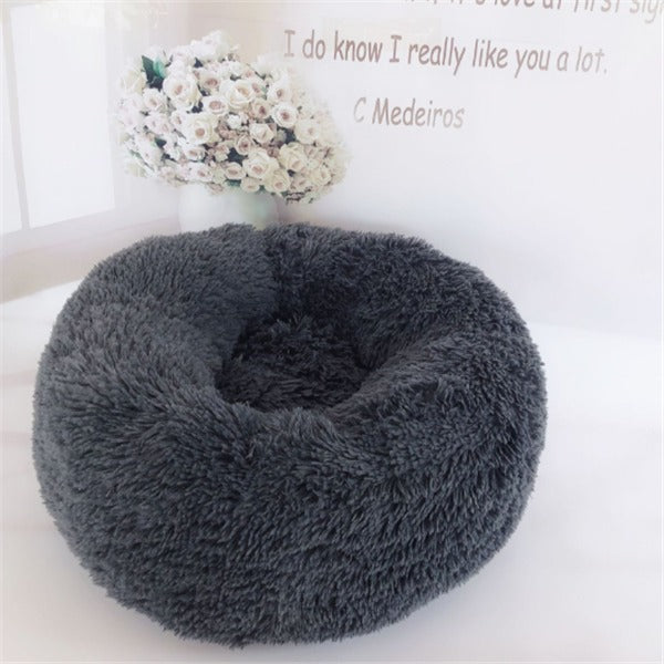 Round Plush Cat and Dog Bed - view 101