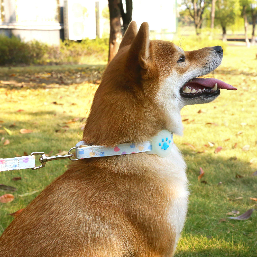 Anti-Lost Pet Tracking Collar with Hand Holding Rope