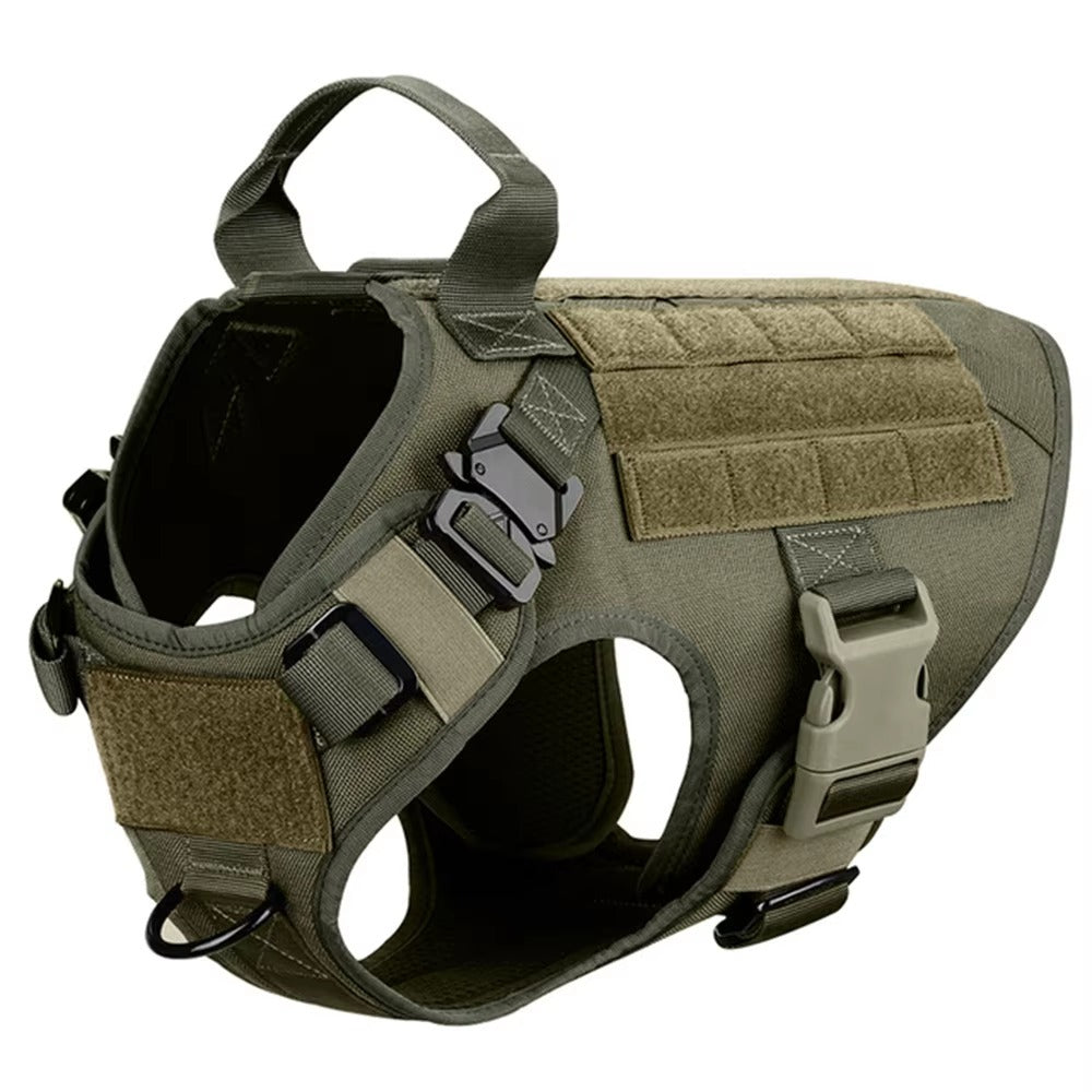 Nylon Camouflage Dog Harness and Leash Set