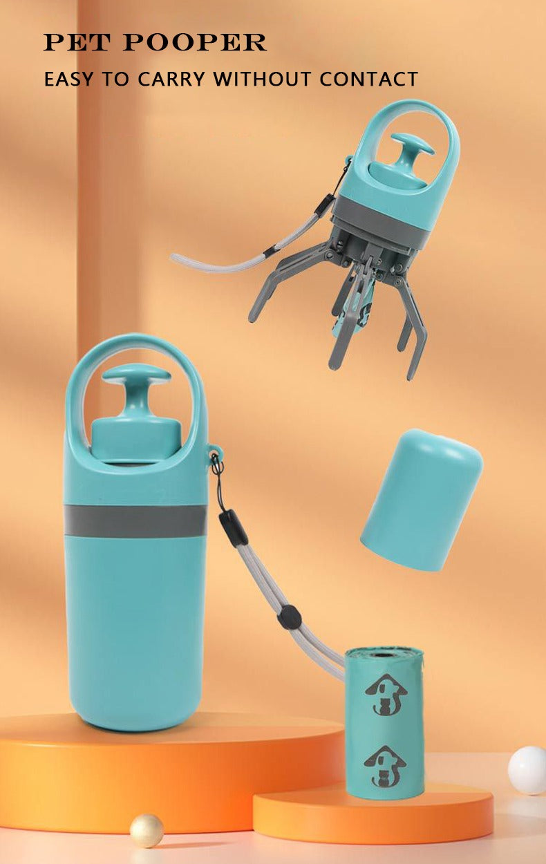 Dog Pooper Scooper with Disposable Bag