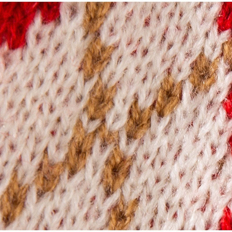 Diamond-Embroidered Cherry Pet Sweater