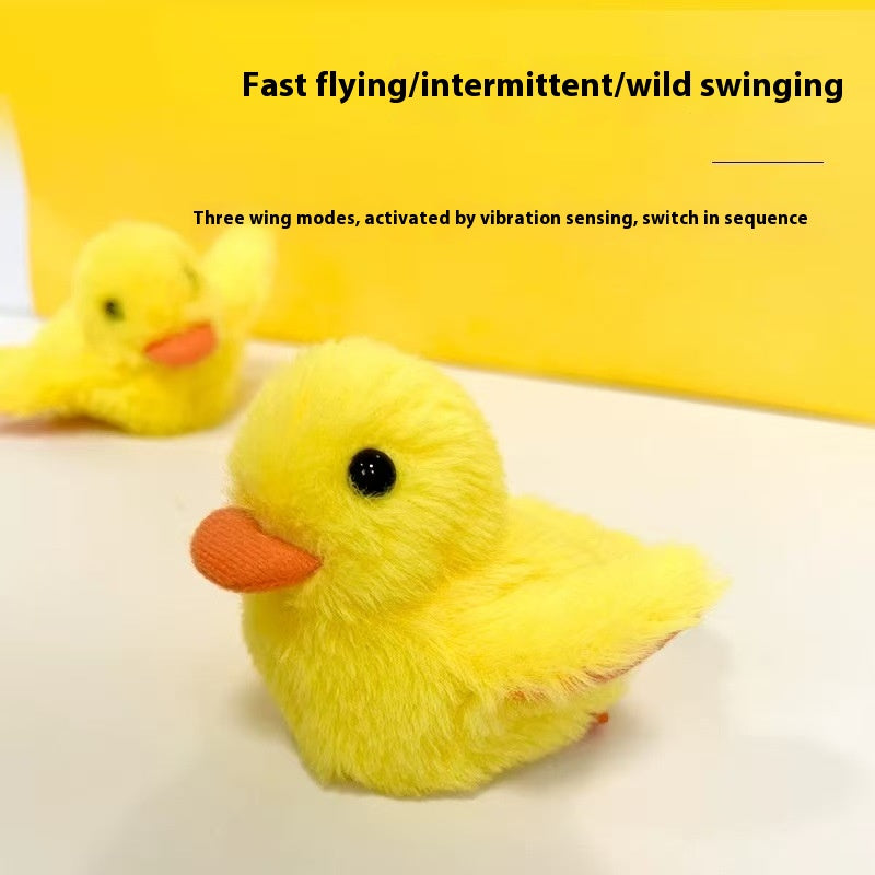 Cat Flutter Bird Plush Toy