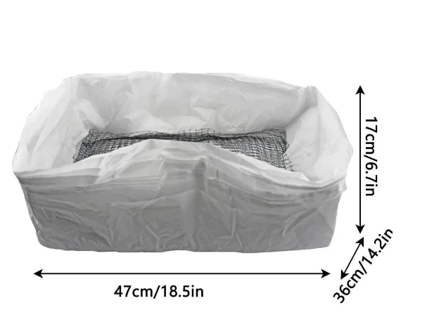 Reusable Cat Litter Box Liner - Thick Disposable Bags (10)