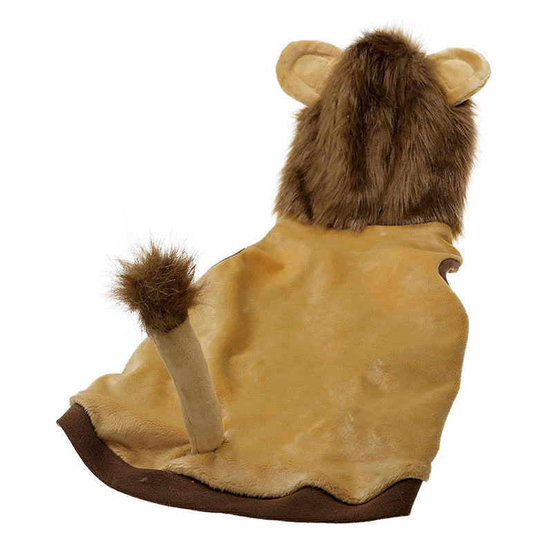 Dog Lion Costume and Cat Outfit for Halloween