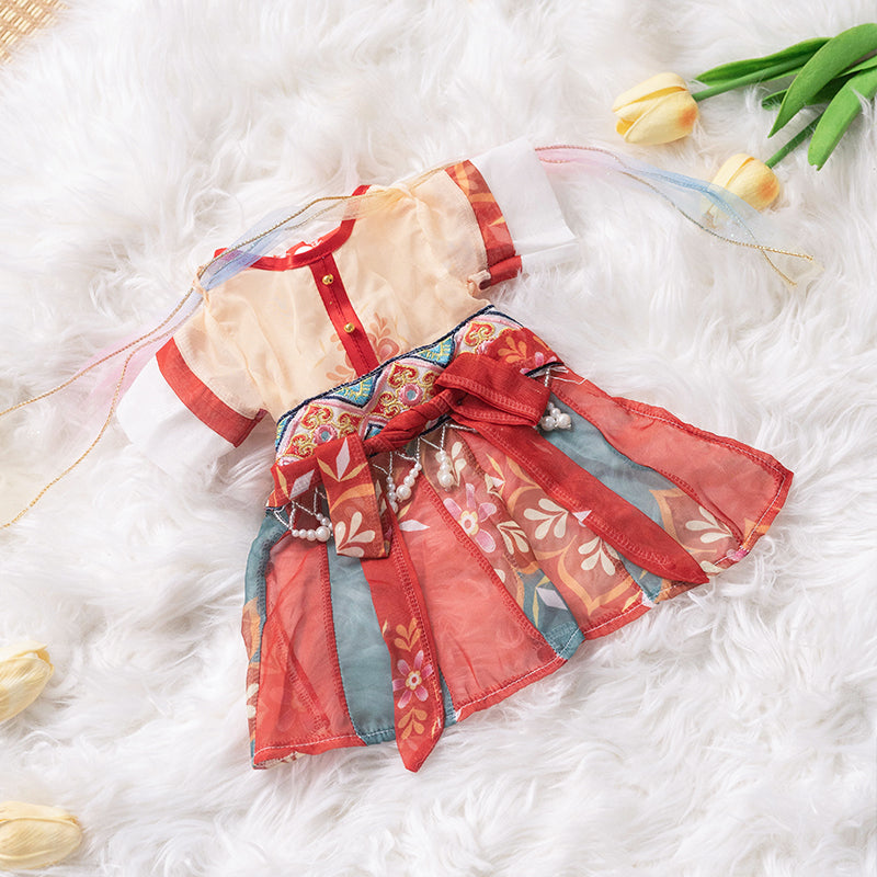 Princess Style Cat Skirt - Hanfu Design for Pets
