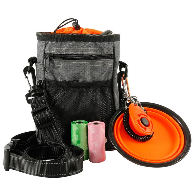 Dog Training Bag with Folding Bowl