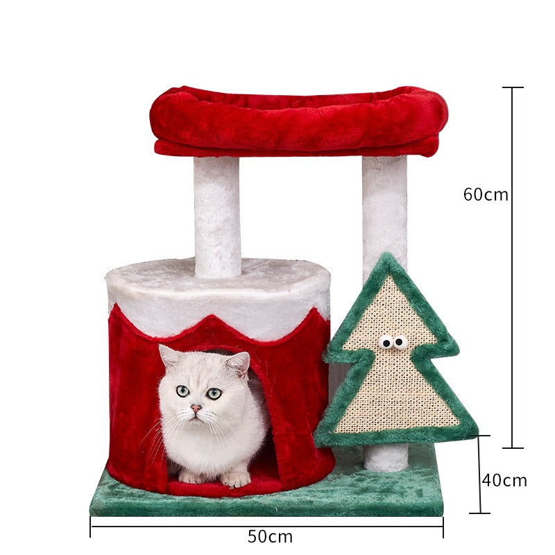 Integrated Cat Scratcher Playhouse