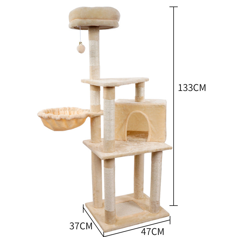 Modern Wooden Cat Tree