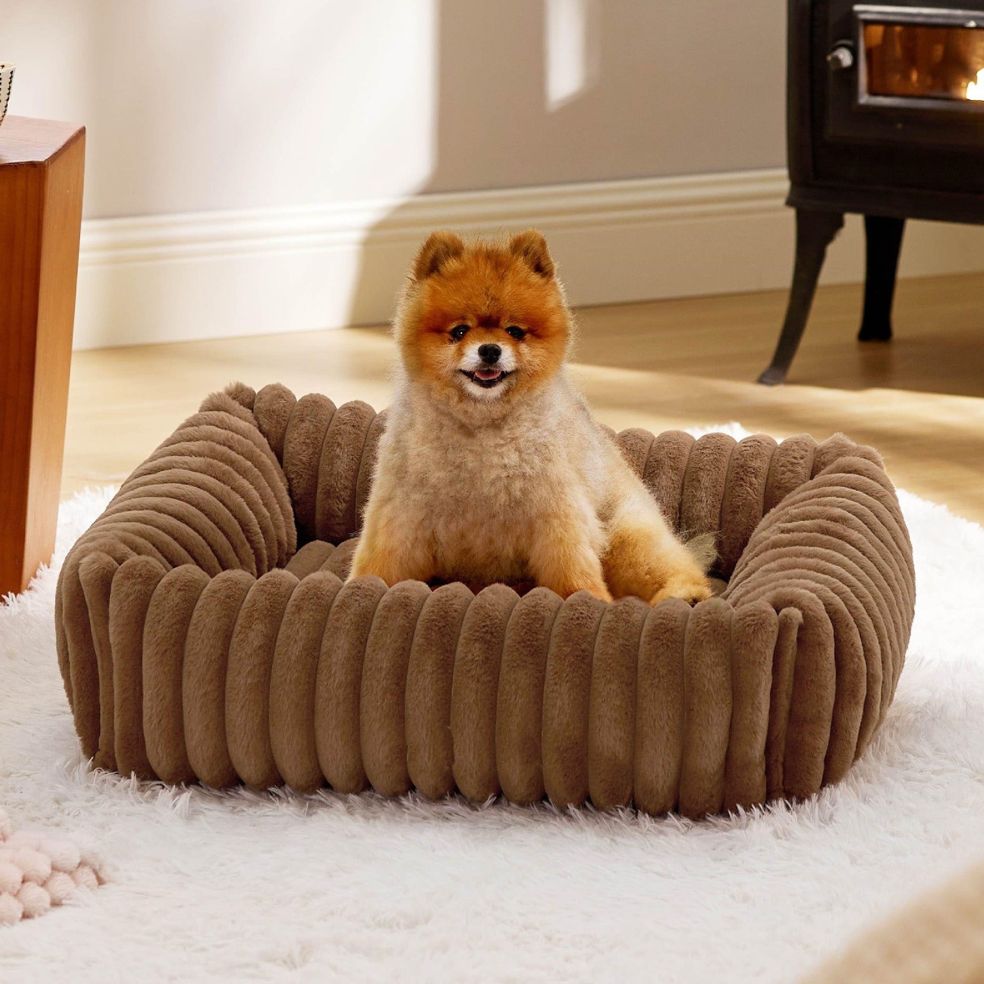 Warm Plush Pet Bed Doghouse