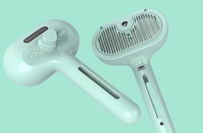 Self-Cleaning Pet Comb with Mist Spray