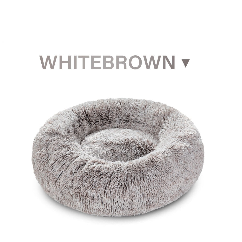 Washable Donut Pet Bed for Cats and Dogs