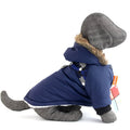 Warm Plush Dog Hoodie Vest for Autumn and Winter