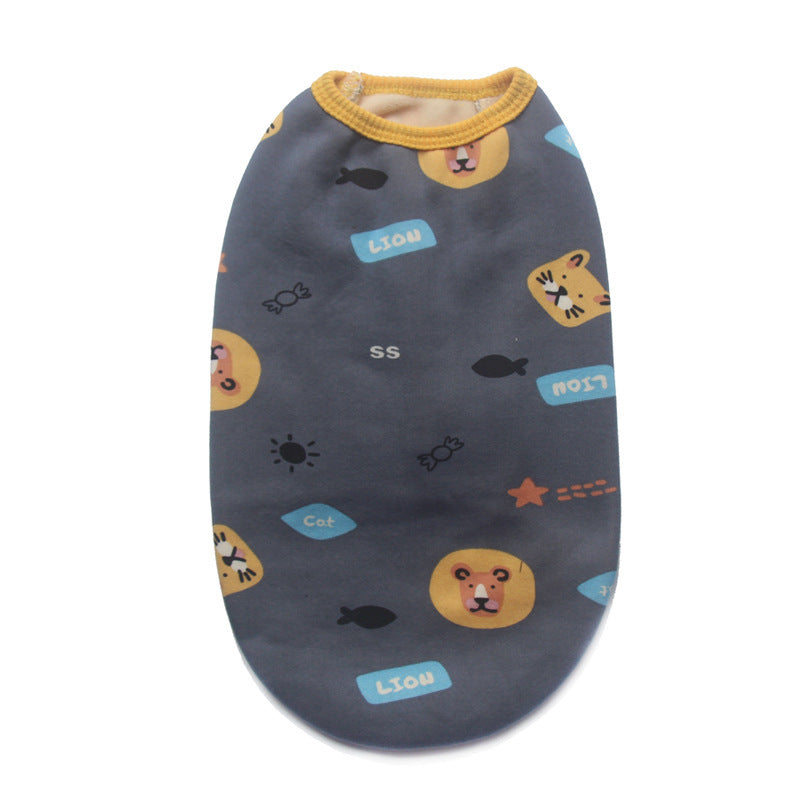 Plush Pet Vest for Autumn and Winter (Small to Large)