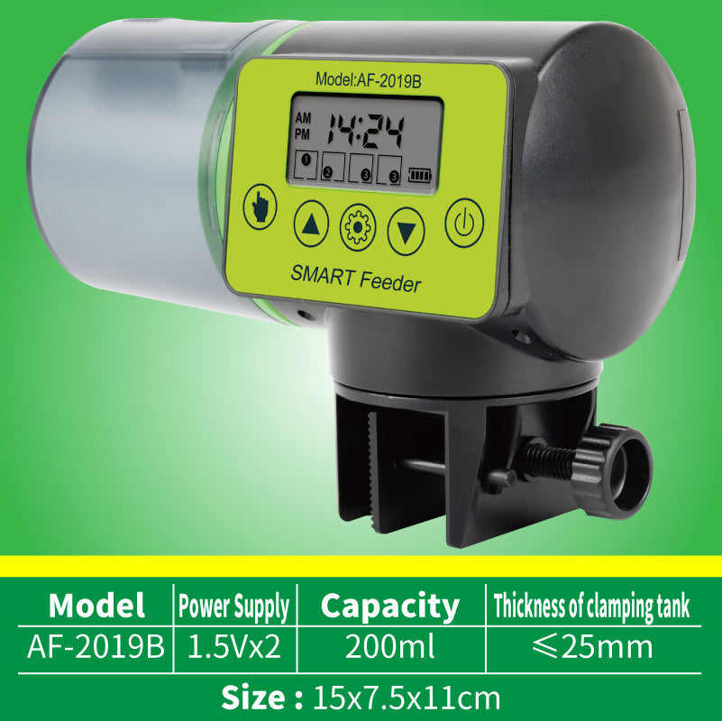 Smart Automatic Fish Feeder for Aquariums (Large Capacity)