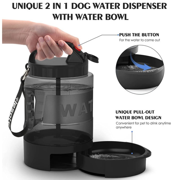 Large Capacity Dog and Cat Water Bottle