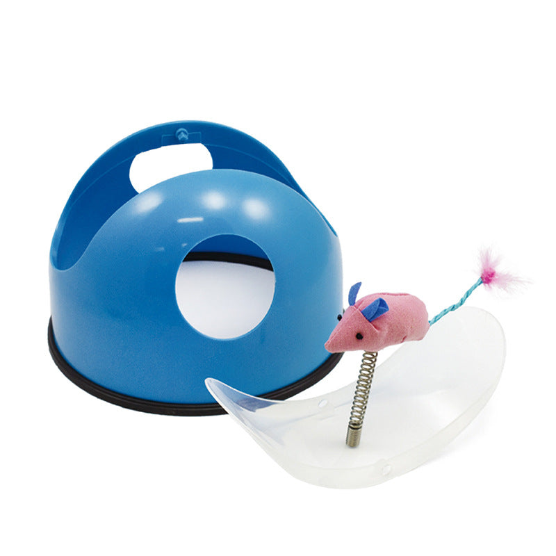 Rotating Cat Toy Interactive Play Disc for Cats
