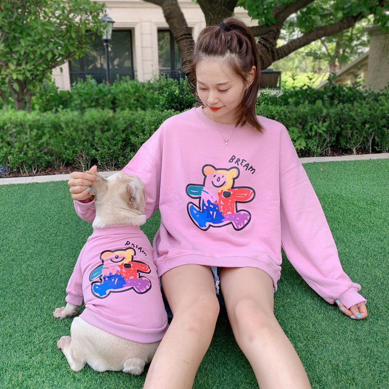 Teddy Kirkiey Cat Sweater for Spring and Autumn