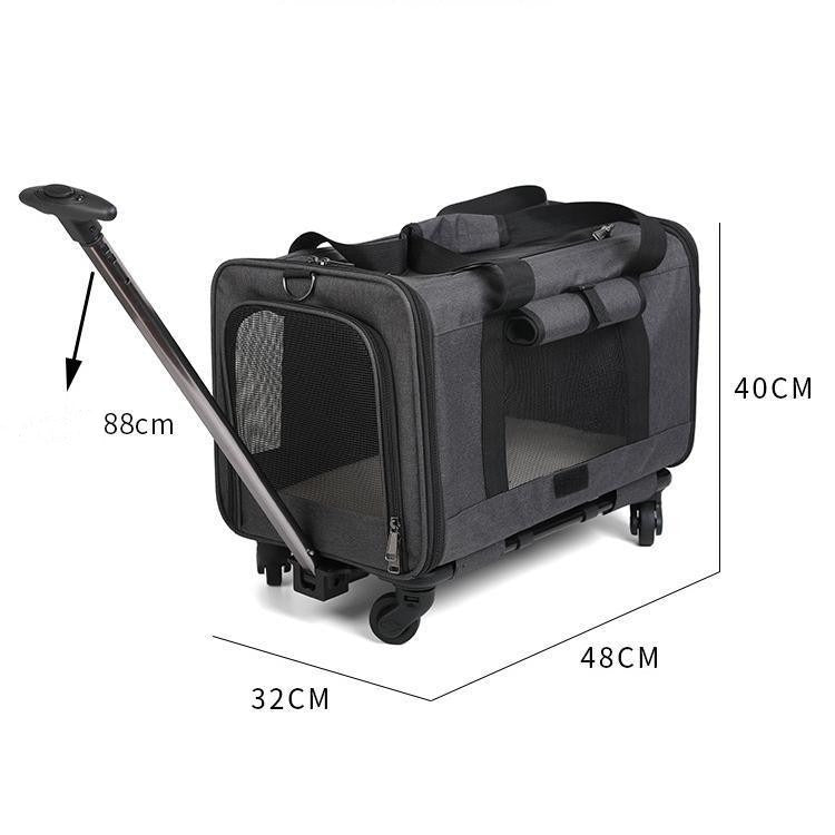 Large-Capacity Pet Trolley Carrier
