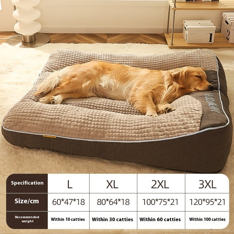 Large Orthopedic Dog Bed Sofa - Four Seasons