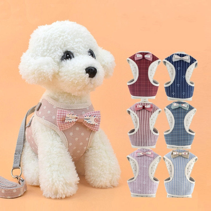 Dog Chest Strap and Cat Leash Combo