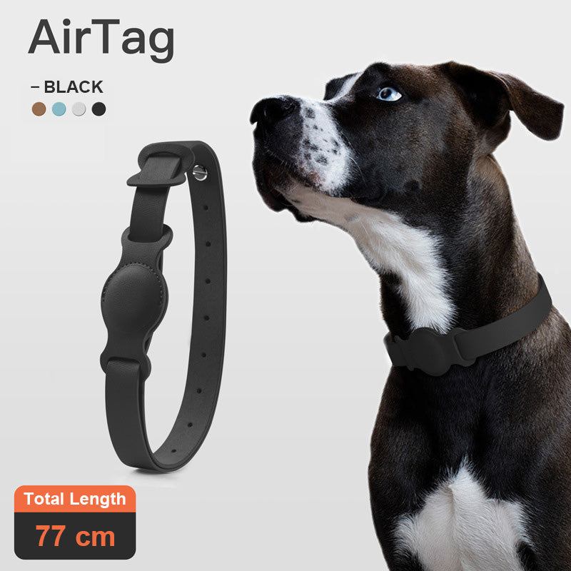 Leather Case for Anti-Lost Pet Collar Chain