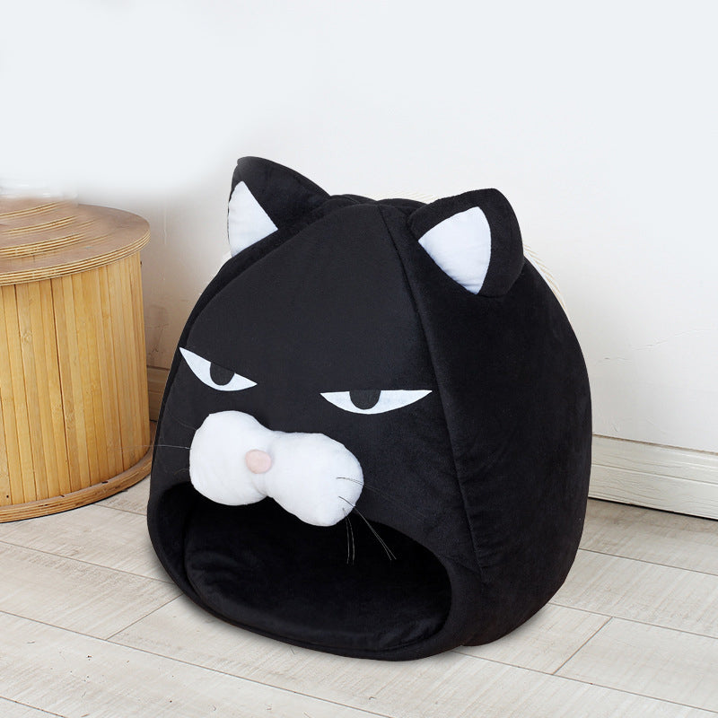 Pet Dog and Cat Bed, Mongolian Tent, All-Season Sleeping Bag