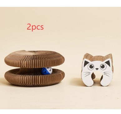 Cat Corrugated Cardboard Scratcher Board