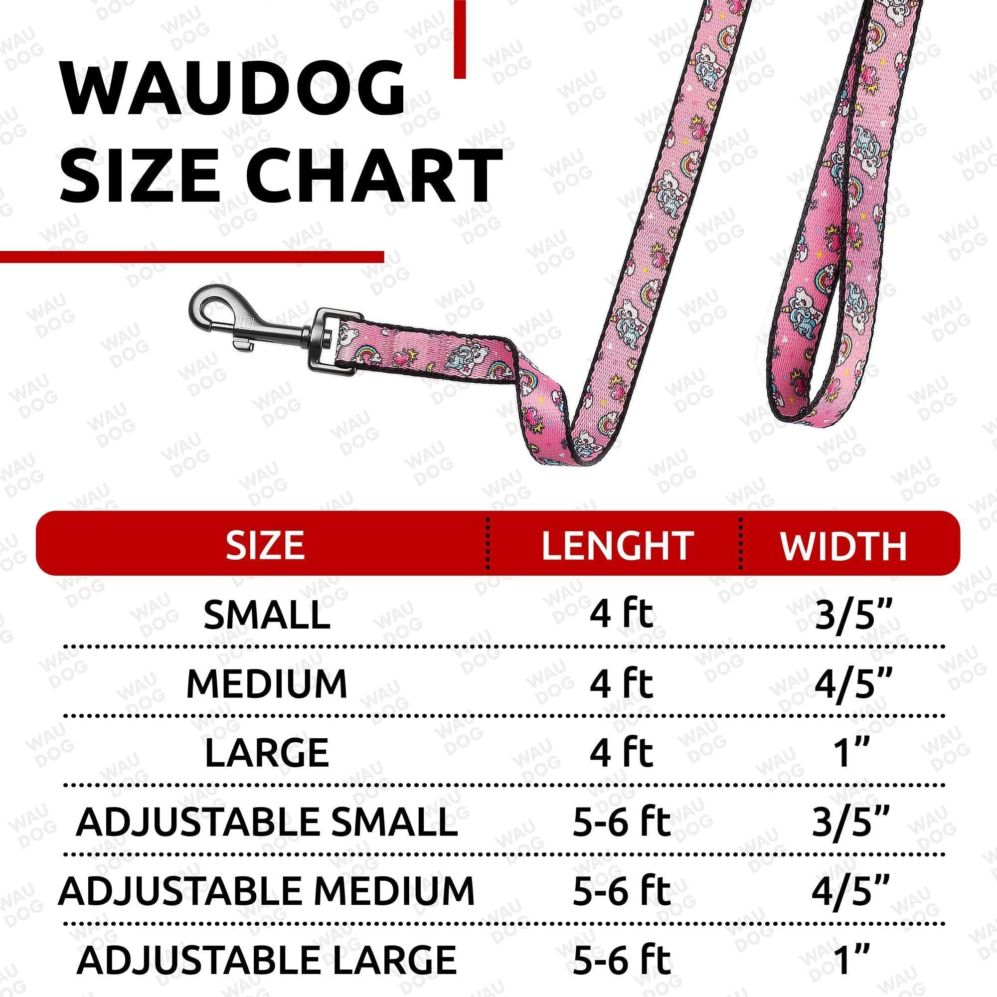 Nylon Dog Leash for Small Dogs Medium Dogs 4 Ft x 4/5 inch Wide Unicorns Color