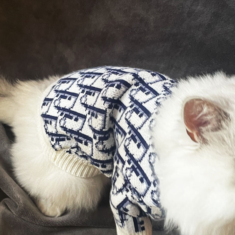 2022 New Knitted Pet Sweater for Dogs and Cats