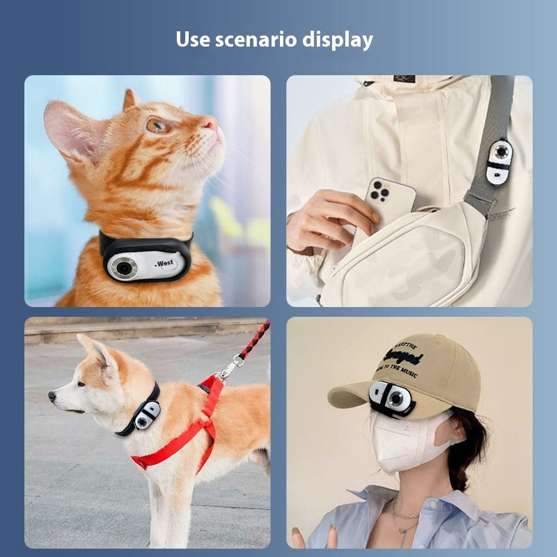 Pet HD Mini Camera Magnetic Collar