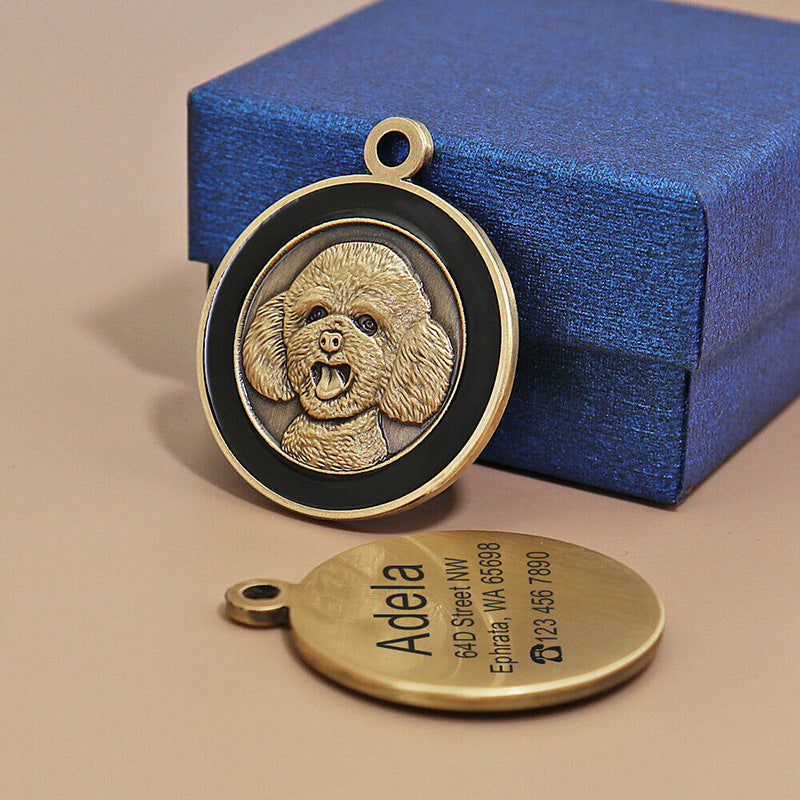 Anti-Lost Metal Dog and Cat Identity Tags