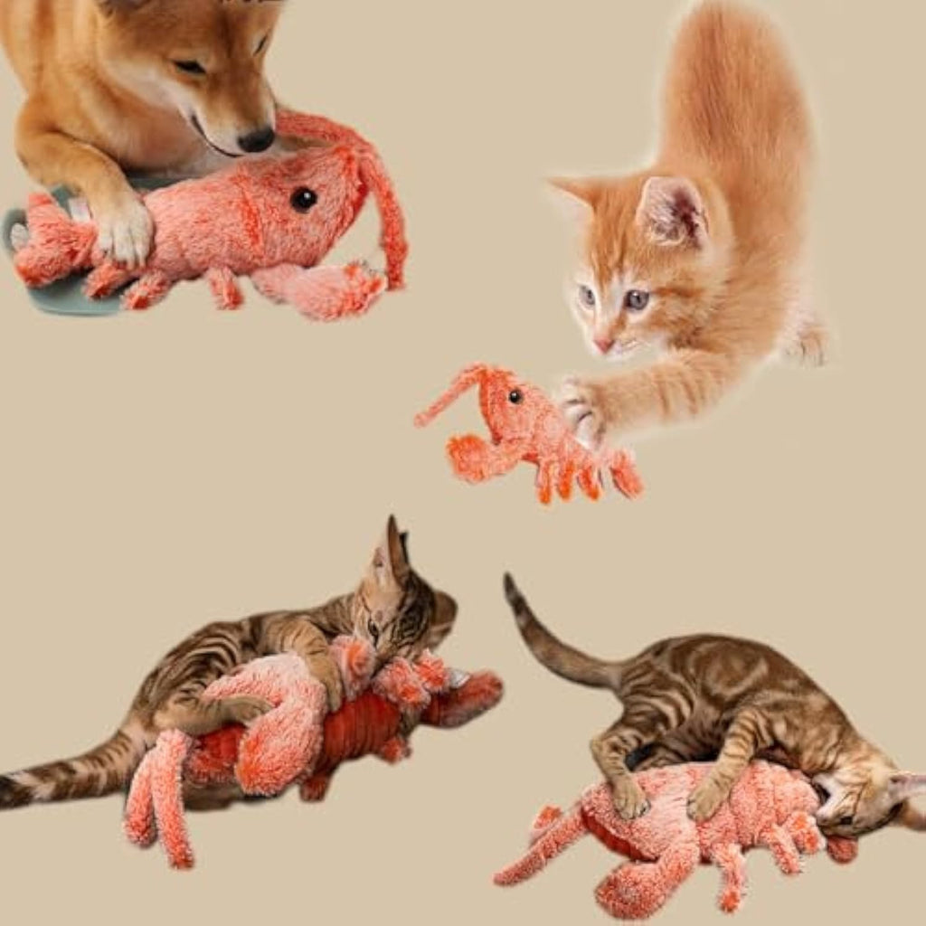 USB Rechargeable Cat Lobster Kicker Toy