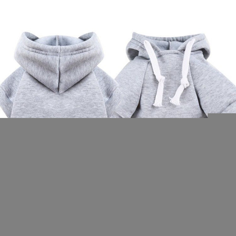 New Pet Sweatshirt with Zipper Pocket for Small Medium