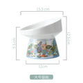 Ceramic Cat Bowl Set with Anti-Spill Design