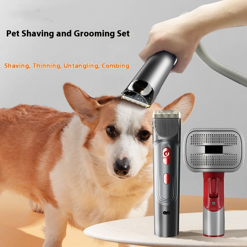 Pet Hair Suction Head Comb Set for Dogs & Cats