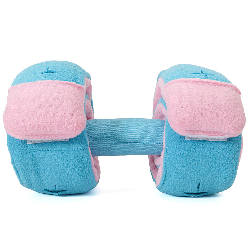 Short Pet Dog Dumbbell Toy for Interactive Play