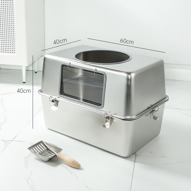 Stainless Steel Cat Litter Box