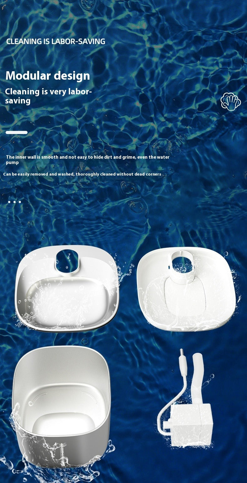 Smart Stainless Steel Wireless Pet Water Fountain