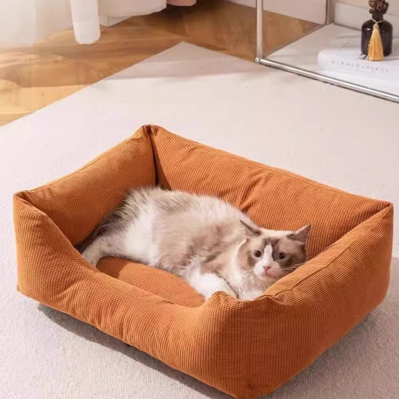 Scratch Resistant Removable Washable Pet Bed