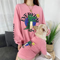 Printed Dog Clothes for Pet Parent and Child Matching