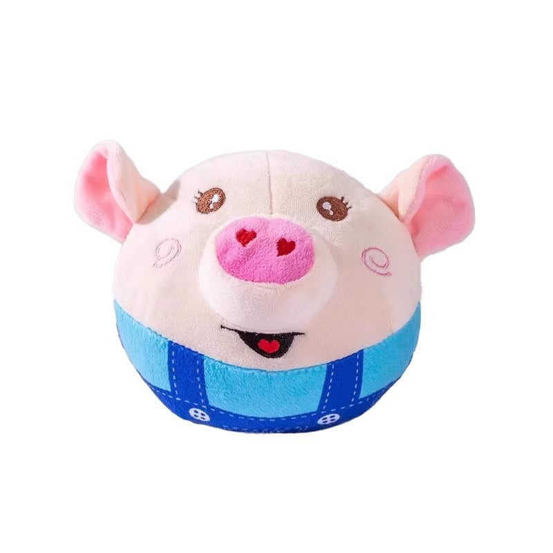 Jumping Electric Dog Piglet Plush Toy