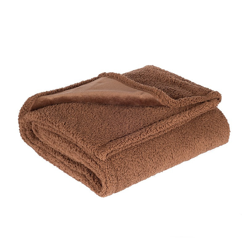 Sherpa Flannel Waterproof Pet Blanket