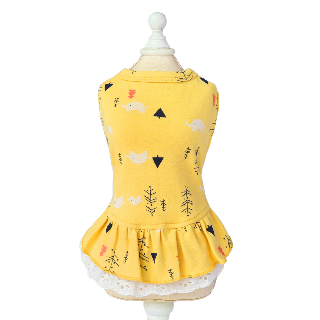 Pet Clothing Spring Summer for Dogs - Elephant Dress