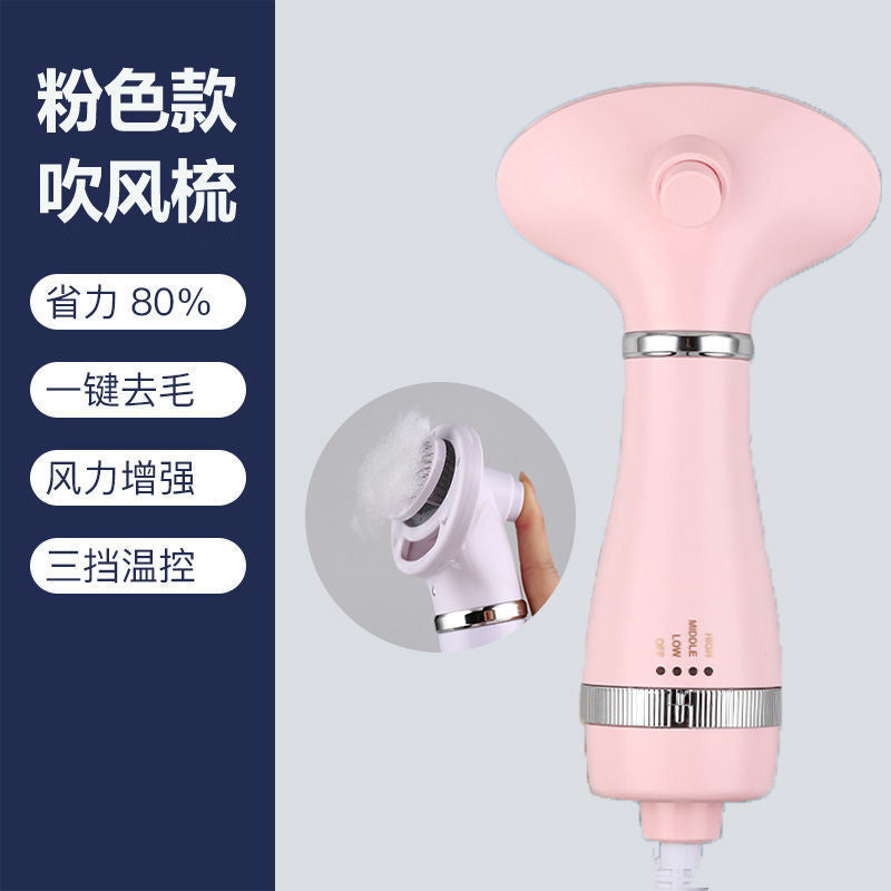 2-in-1 Pet Grooming Brush with Heated Blow Dryer