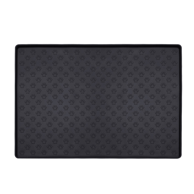 Waterproof Silicone Pet Mat - Easy to Clean & Square