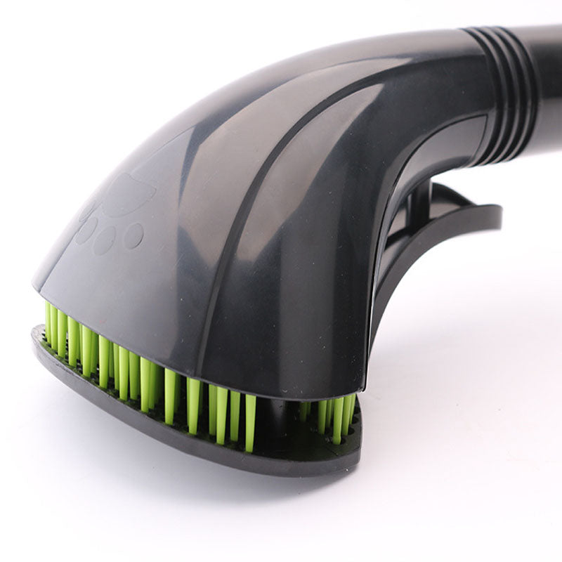 Pet Hair Brush with Soft Bristles and Attachment Head