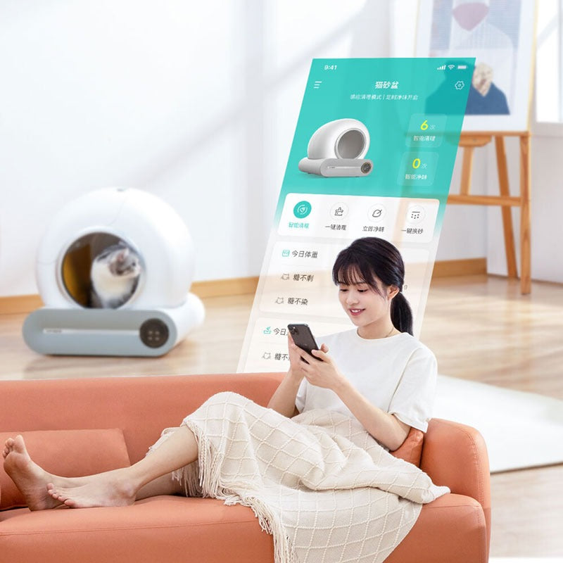 Automatic Enclosed Smart Cat Litter Box